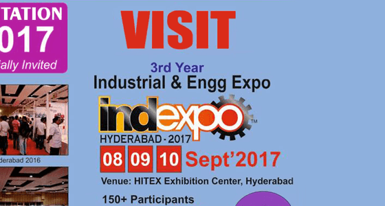 Indexpo Hyderabad 2017 at Hyderabad, India